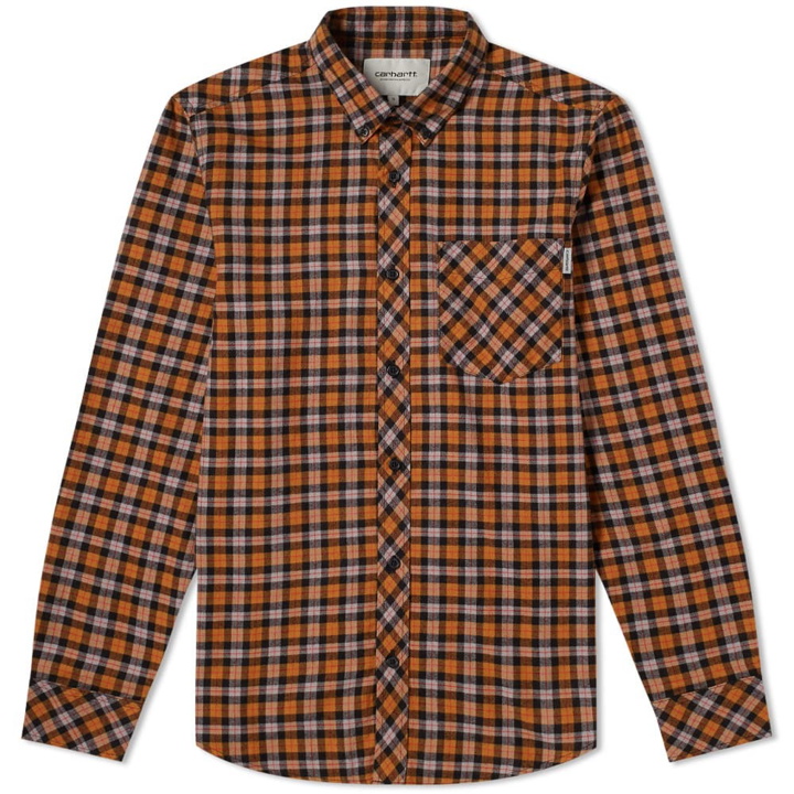 Photo: Carhartt Lanark Shirt Hamilton Brown Check