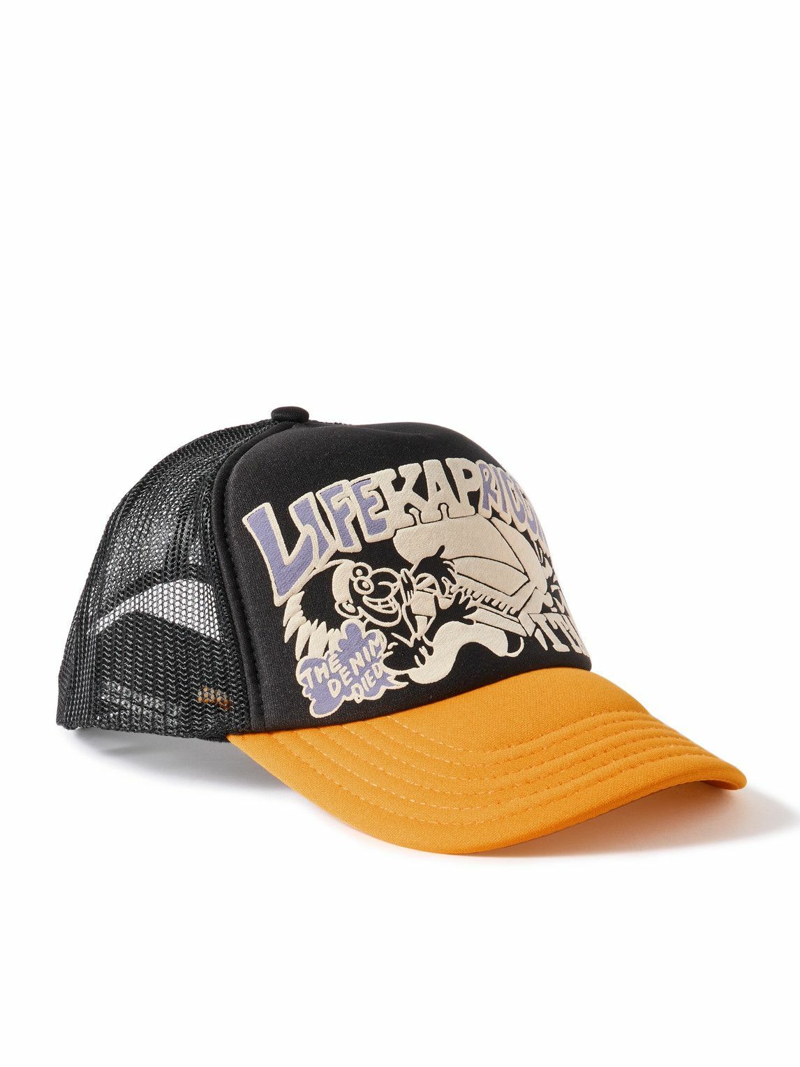 thisisneverthat - Double Stitch Onyx Logo-Embroidered Cotton
