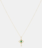 Ileana Makri 18kt gold necklace with diamonds