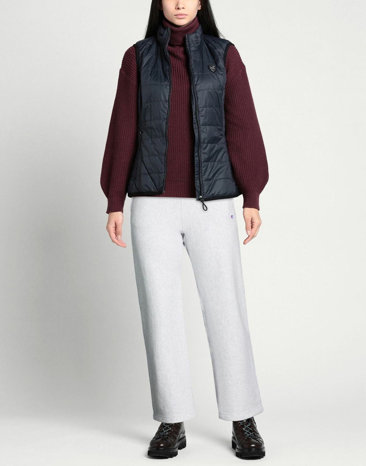 Champion Reverse Weave Womens Pants Light in Grey