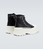 Alexander McQueen - Tread Slick leather platform sneakers