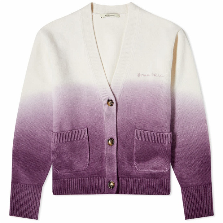 Photo: Etre Cecile Women's Ombre Oversized Cardigan in Ecru/Pickled Beet