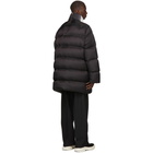 Rick Owens Black Down Jumbo Duvet Jacket