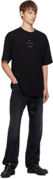 Song for the Mute Black Jersey Lama Oversized T-shirt