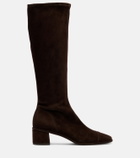 Tory Burch Cap-toe 55 suede knee-high boots