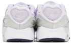 Nike Baby Purple & White Air Max 90 LTR Sneakers