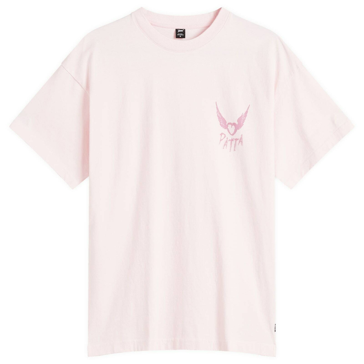 Patta Men's Basic Script Logo T-Shirt in White Patta