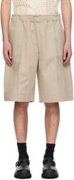 The Frankie Shop Beige Adan Shorts