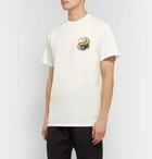 Stüssy - Laguna 80 Printed Pigment-Dyed Cotton-Jersey T-Shirt - White