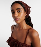 Anna Kosturova Crochet cotton scarf