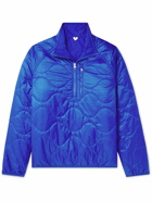 ARKET - Runner Quilted Recycled-Shell Half-Zip Jacket - Blue