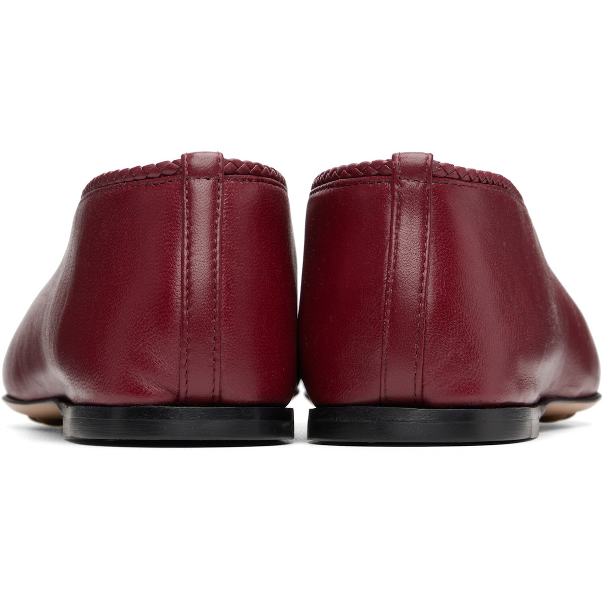 Bottega Veneta Red Rosa Ballerina Flats