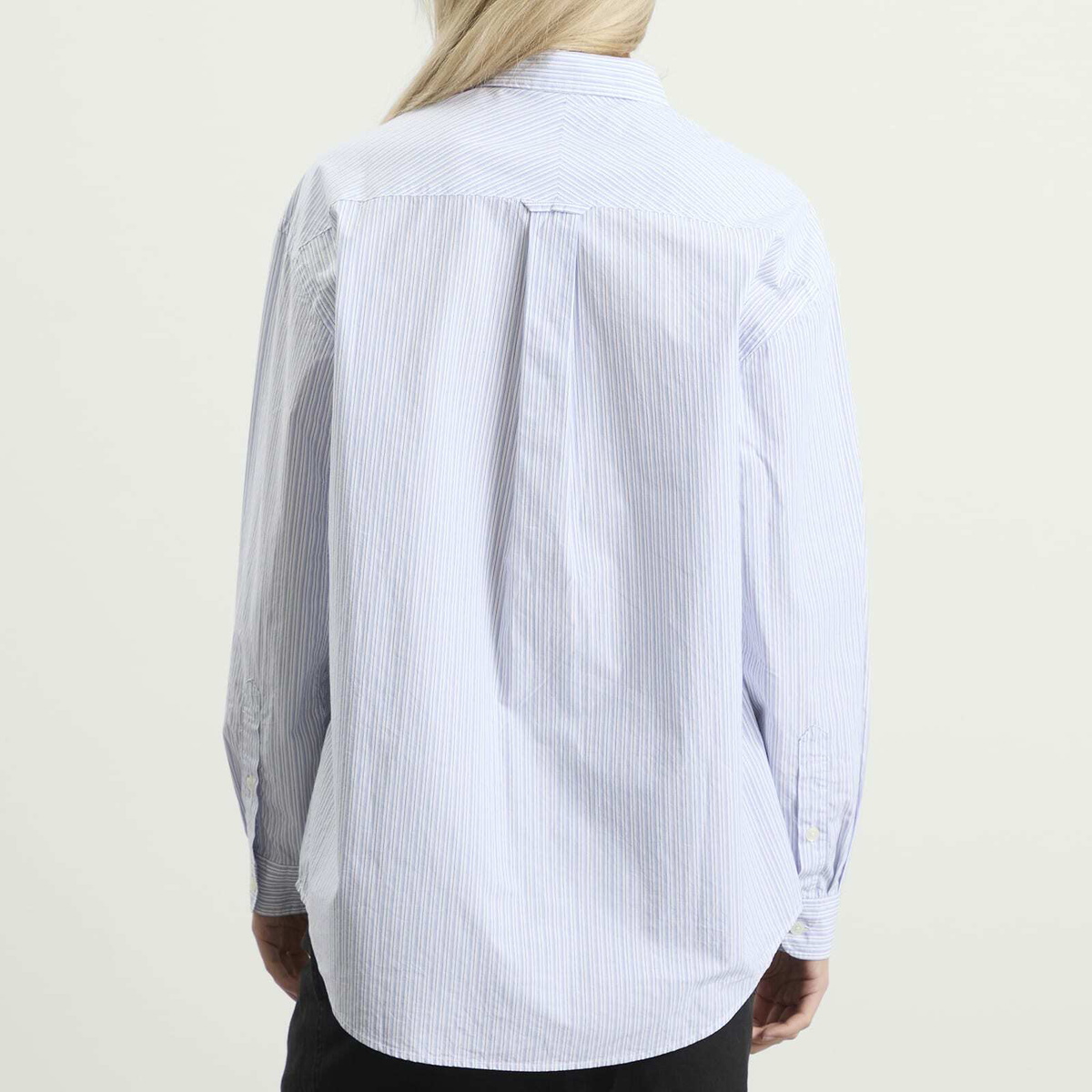 YESEYESEE Women's Plop Stripe Shirt in White