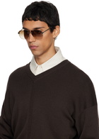 Fendi Silver 'Fendi' Sky Sunglasses