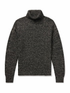 RRL - Wool, Cotton and Linen-Blend Rollneck Sweater - Gray