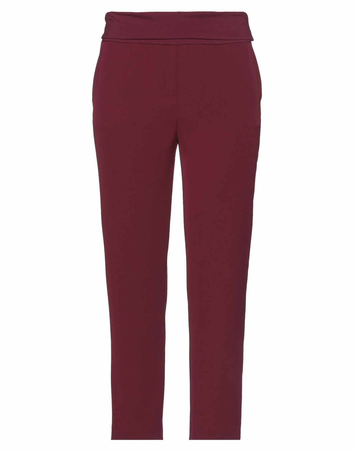 Manila Grace Womens Pants Burgundy