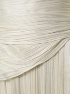 MARIA LUCIA HOHAN Beatriz Silk Tulle One Sleeve Long Dress