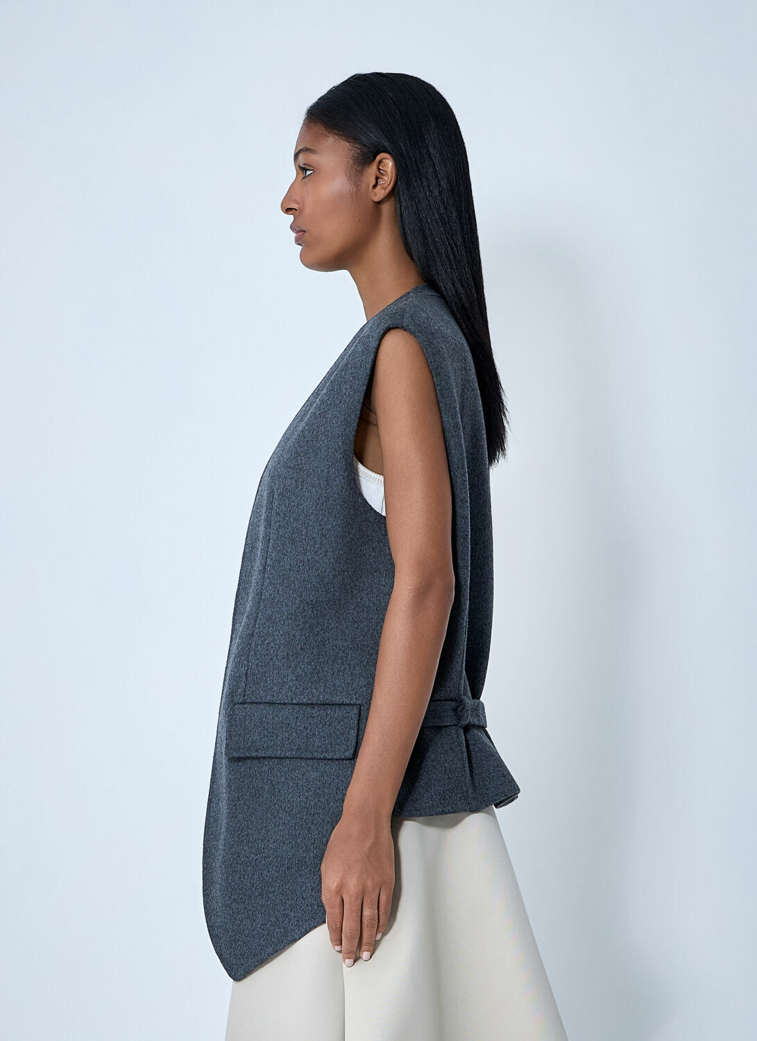 Bottega Veneta Double Face Wool Vest