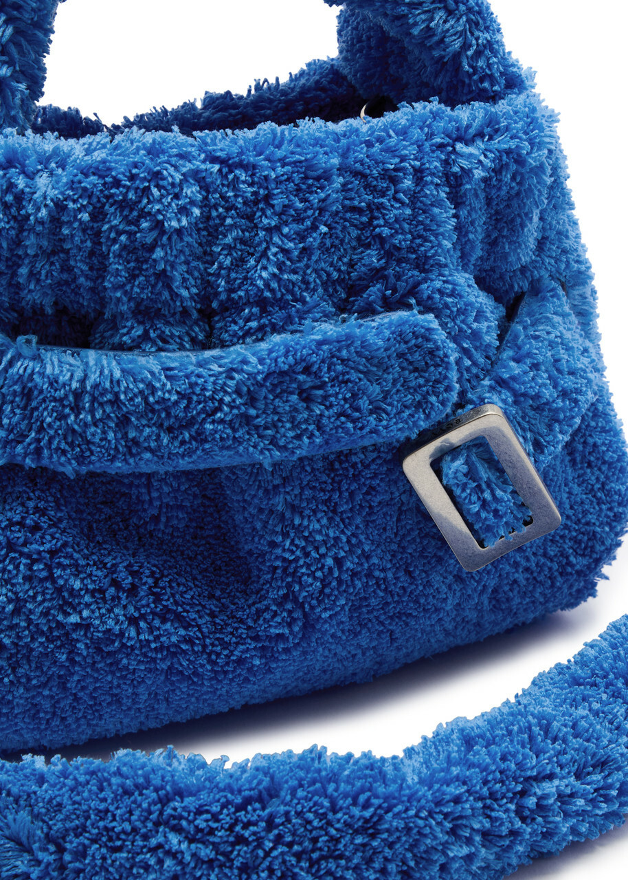 Boyy Scrunchy 2 Terry top Handle bag - Blue - One Size