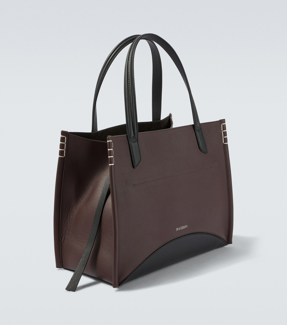 JW Anderson Loafer Cabas leather tote bag