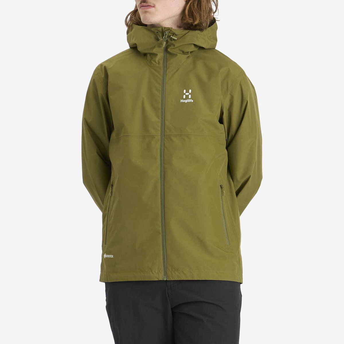 Haglöfs Men's Kaise Gore-Tex Jacket in Olive Green