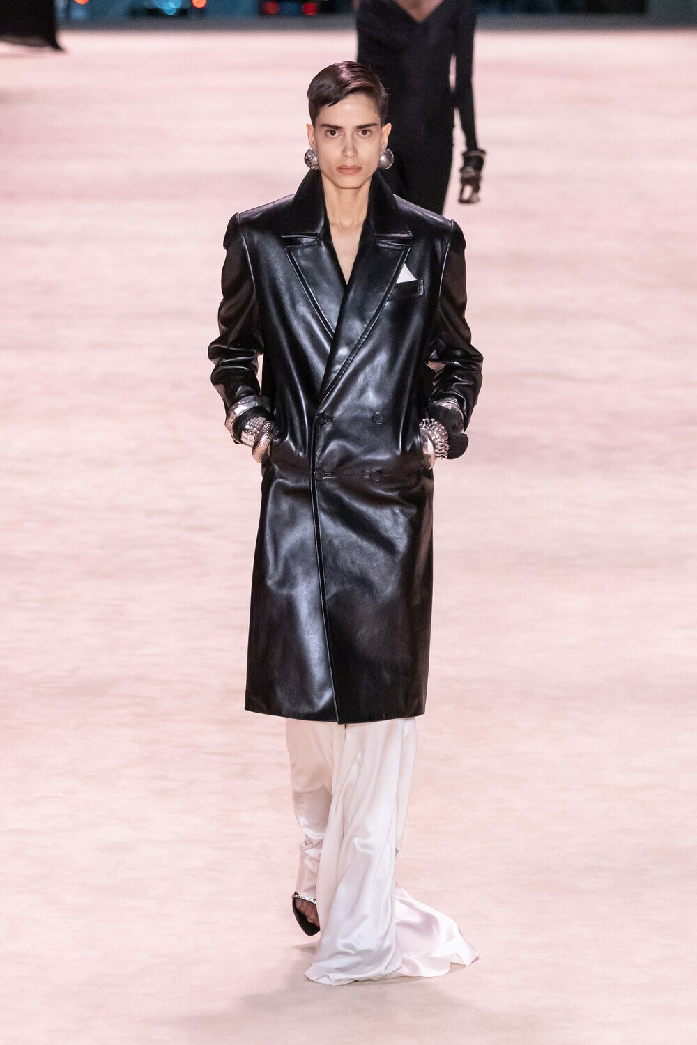 Saint Laurent Leather coat Saint Laurent