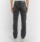 AMI - Slim-Fit Faded-Denim Jeans - Men - Black