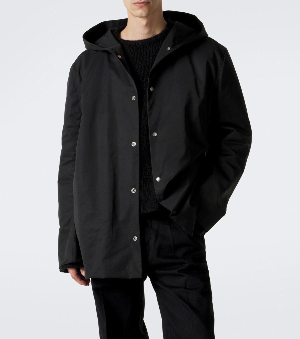 Rick Owens Mac hooded coat