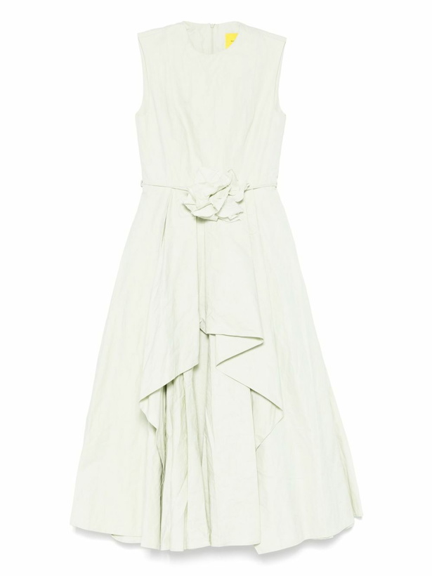 Photo: Marques'Almeida Wrinkled Cotton Midi Dress