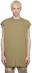 Rick Owens DRKSHDW Khaki Jumbo T-Shirt