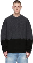 Nanushka Grey & Black Oveo Sweater