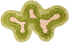 Mush Studios Green Rumpy Bath Mat