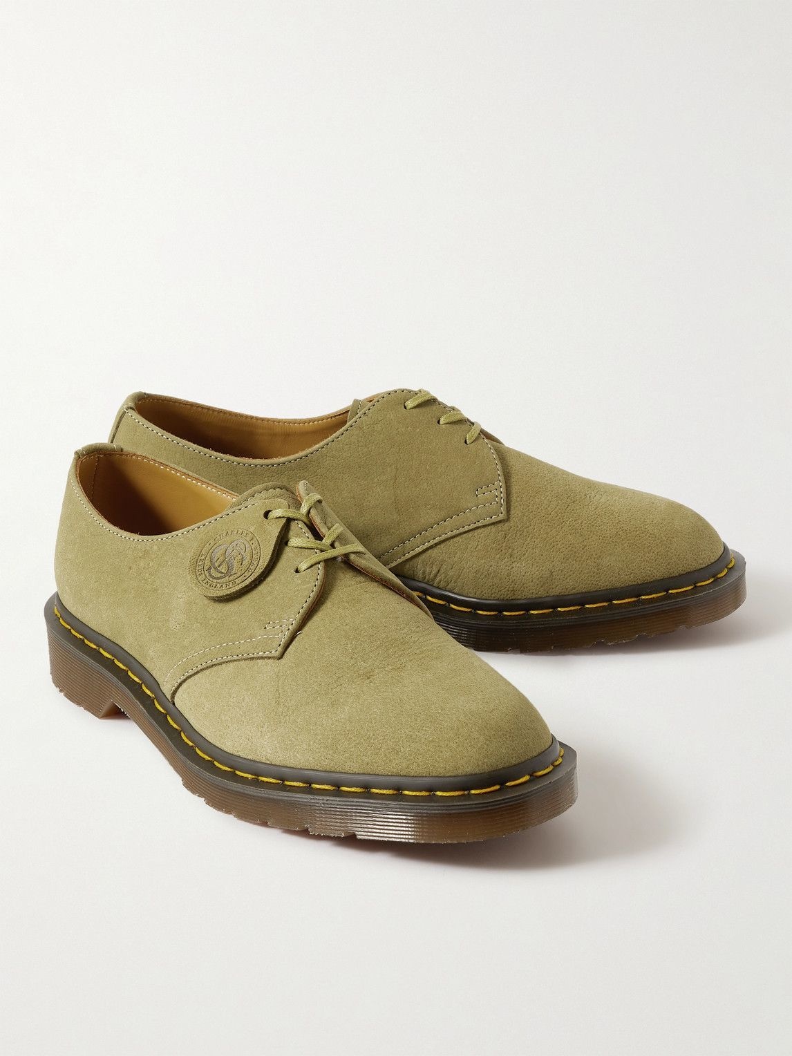 Dr. Martens - 1461 Nubuck Derby Shoes - Green Dr. Martens