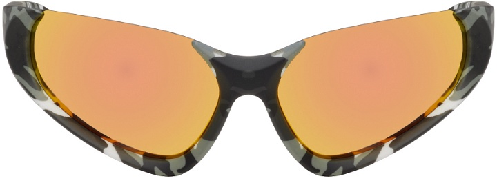 Photo: Balenciaga Gray Wraparound Sunglasses