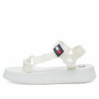 Tommy Jeans Women's Eva Sandal in Ecru