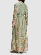 ZIMMERMANN Waverly Printed Linen Billow Maxi Dress