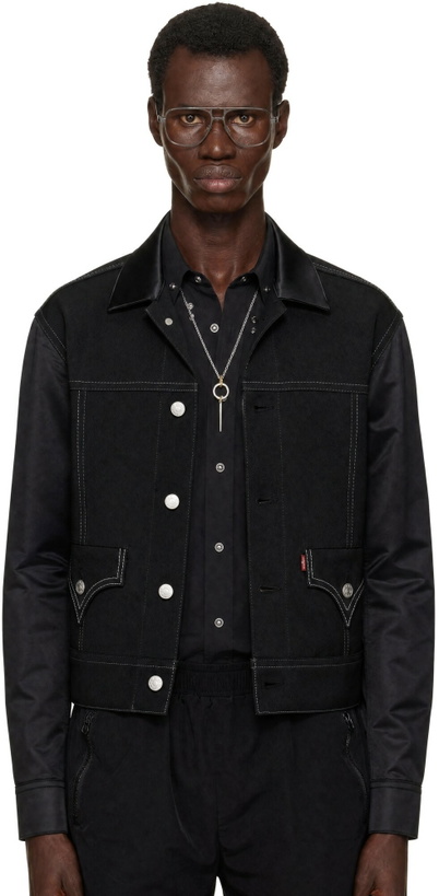 Photo: Junya Watanabe Black Levi's Edition Paneled Jacket