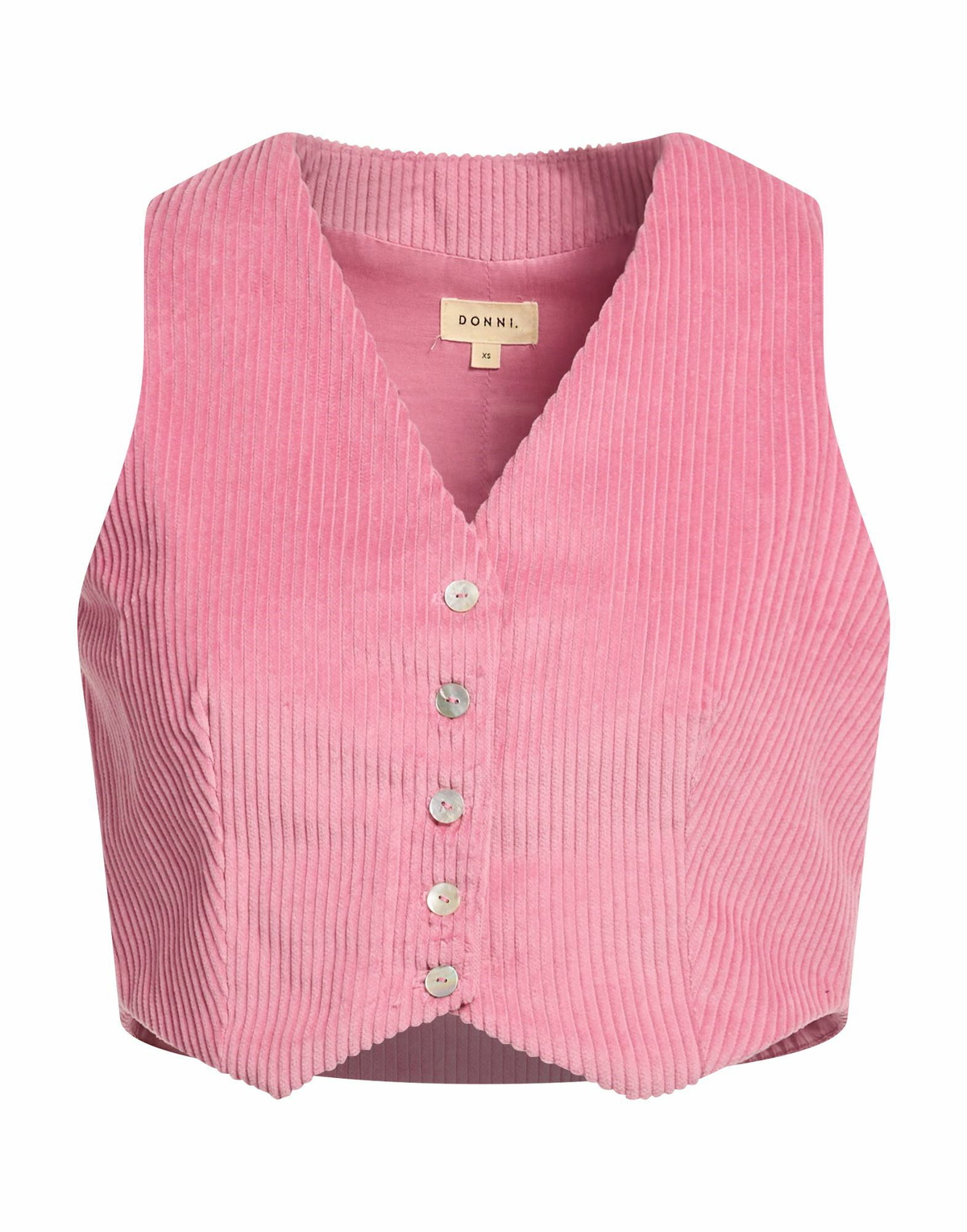 Donni. Womens Tailored Vest in Pink