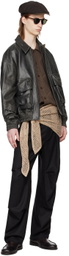AFTER PRAY Black Technical Trousers