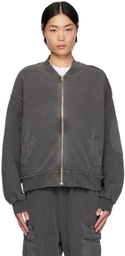 JieDa Gray MA-1 Sweatshirt