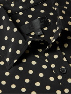 Nili Lotan - Rigby Polka-Dot Silk Shirt - Black