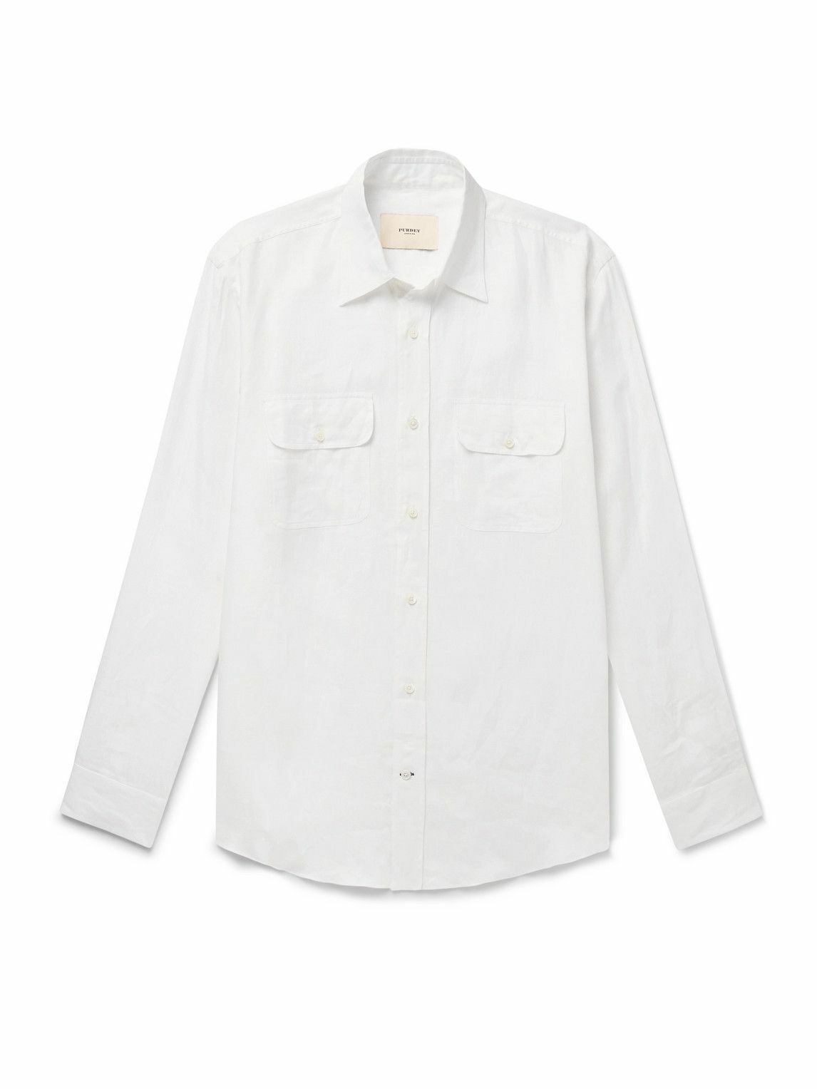 Purdey - Linen Shirt - White