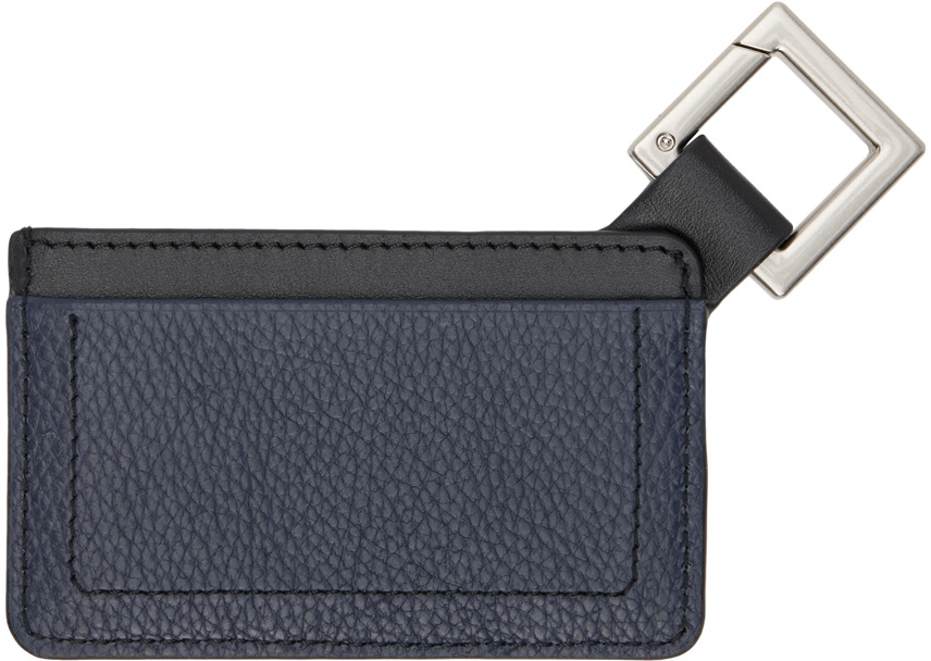 JACQUEMUS Black & Navy Les Classiques 'Le porte-cartes Cuerda' Card Holder