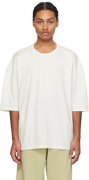 MM6 Maison Margiela White Dropped Shoulder T-Shirt