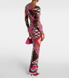 Pucci Vivara-printed maxi dress