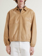 Auralee - Panelled Calf Hair Blouson Jacket - Neutrals