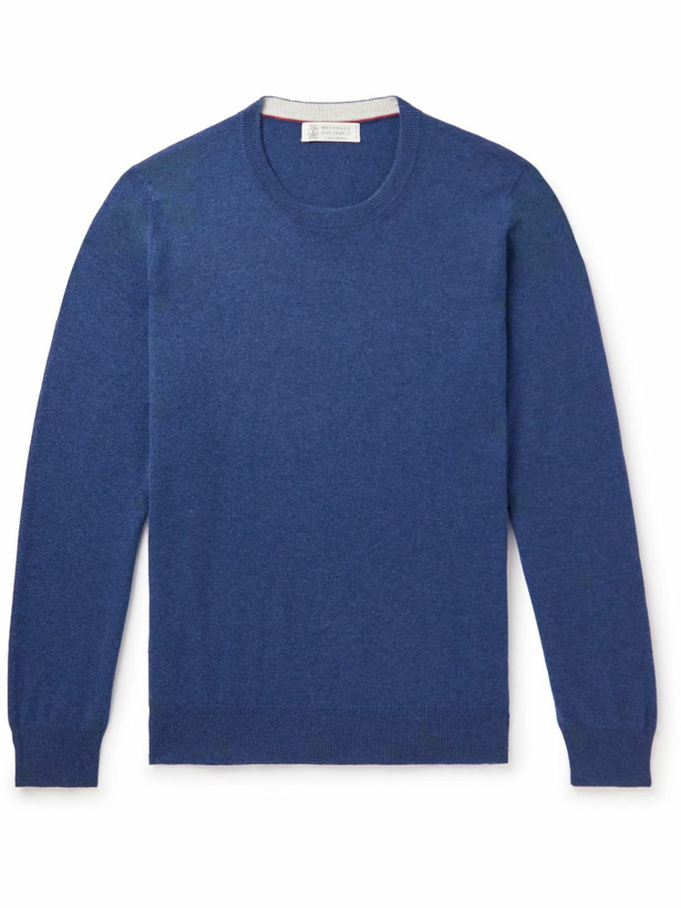 Photo: Brunello Cucinelli - Cashmere Sweater - Blue
