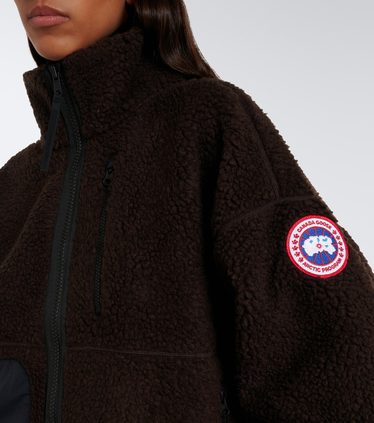 Canada Goose Simcoe wool-blend fleece jacket