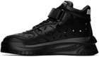 Versace Black Slashed 'Odissea' Sneakers