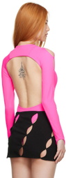 Marshall Columbia SSENSE Exclusive Pink Nylon Long Sleeve T-Shirt
